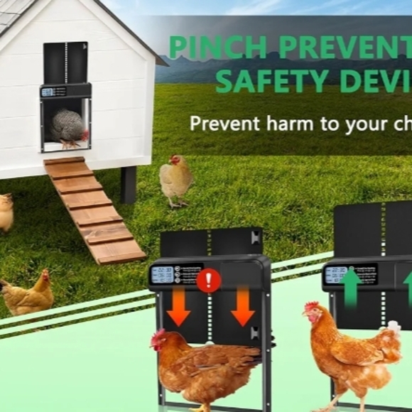 Automatic Chicken Coop Door - Timer & Manual missing 6 screws new - Picture 3 of 8